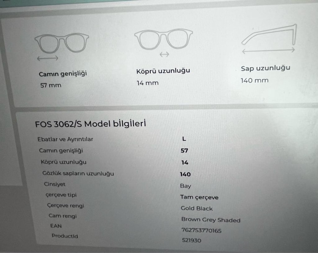 Fossil erkek Güneş Gözlüğü - 3