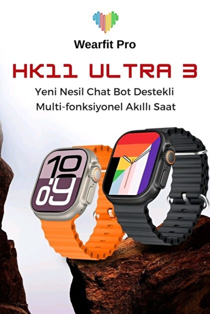 hk11 ultra 3 watch 11 akıllı saat orjınal serı amoled ekran 2gb hafıza - 4