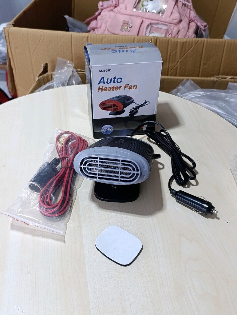 150W Araç İçi Isıtıcı ve Buğu Çözücü Fan - 2