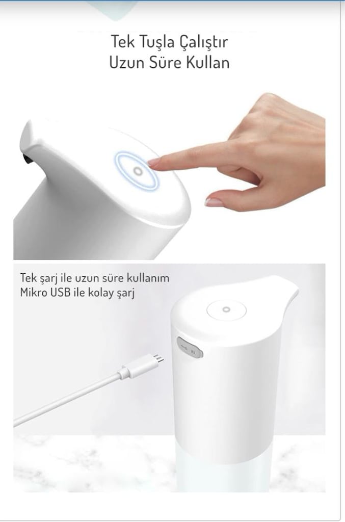 comedones sensörlü sıvı sabunluk - 8