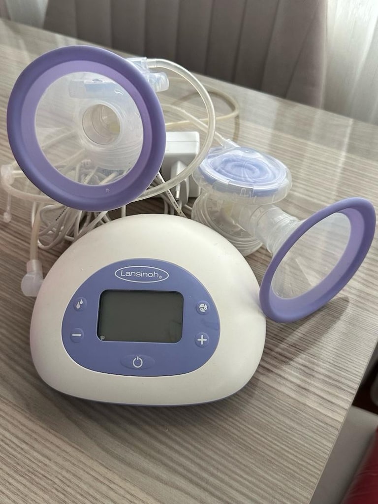 Lansinoh Gögüs süt sağma pombası çiftli elektirikli - 2