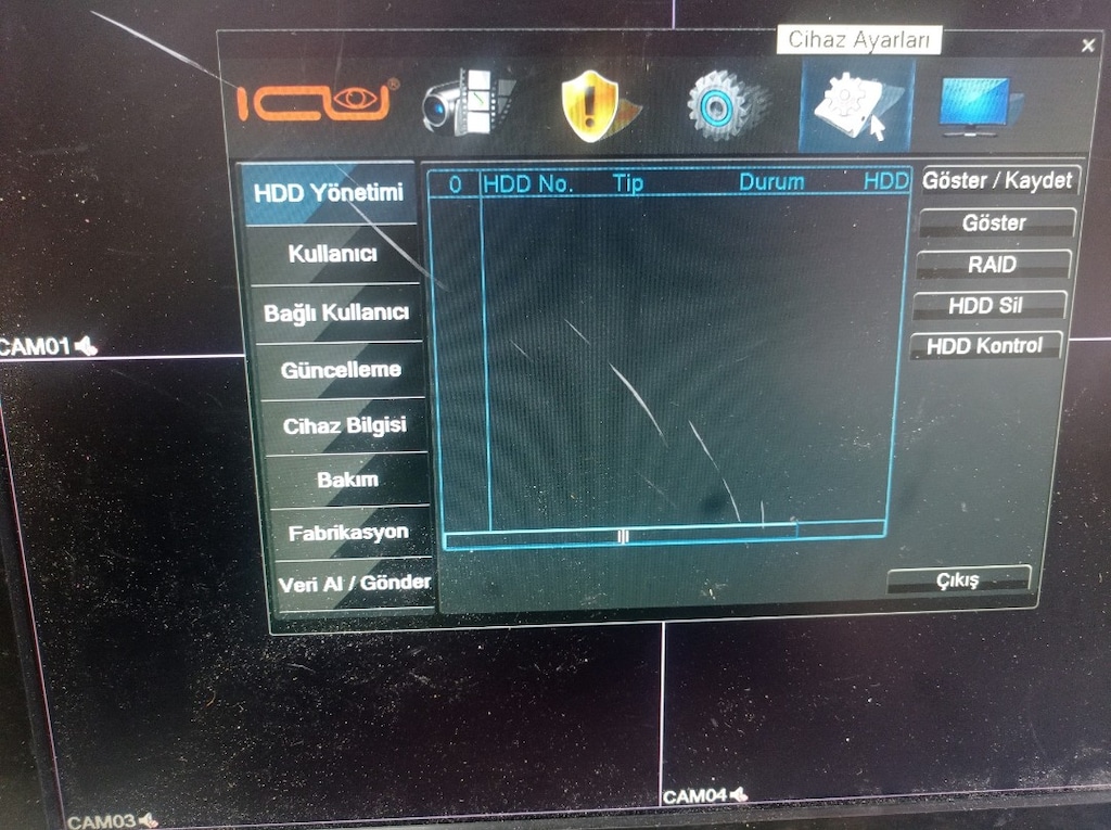 4 kanal DVR Kamera İzleme ve Kayıt cihaz - 11