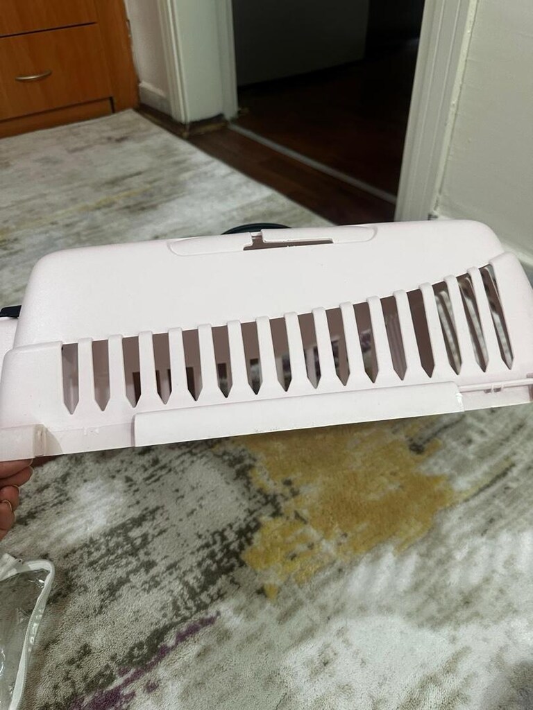 Kedi Taşıma Çantası + Taşıma Kafesi + Kapalı+Yatak+Tuvalet Seti - 11