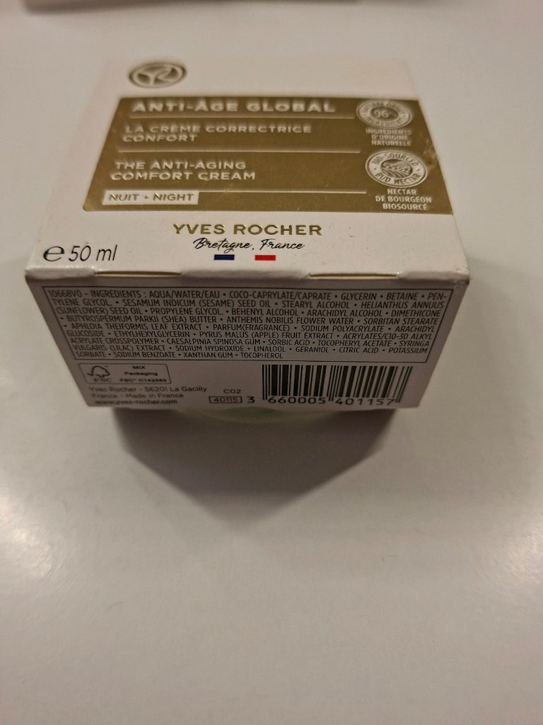 ORJİNAL,SIFIR YVES ROCHER ANTI-ÂGE GLOBAL GECE KREMİ - 2