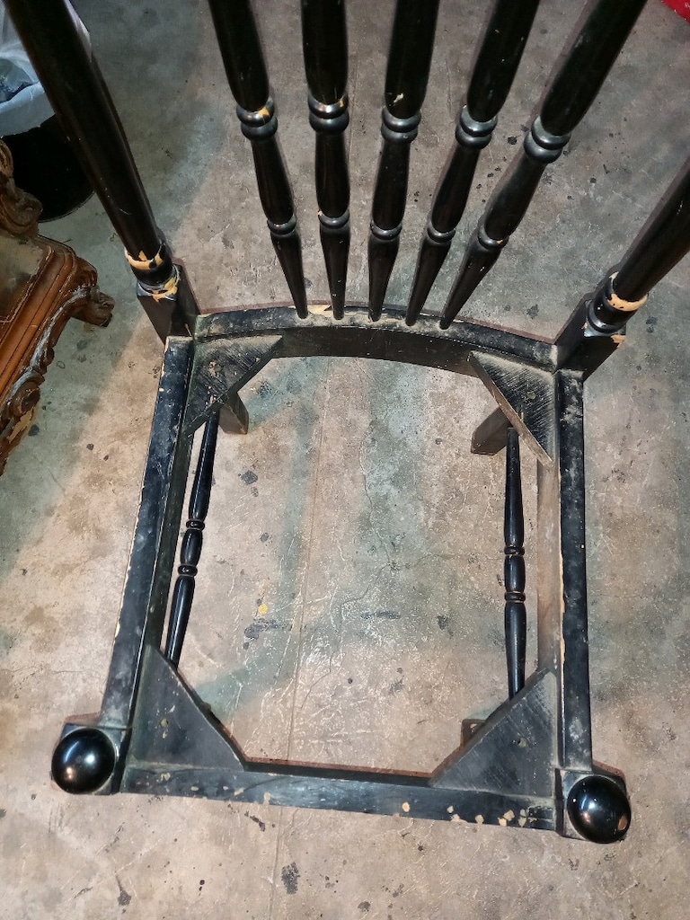 ANTİKA 1950'S THONET, AHŞAP FİL AYAK SANDALYE - 11
