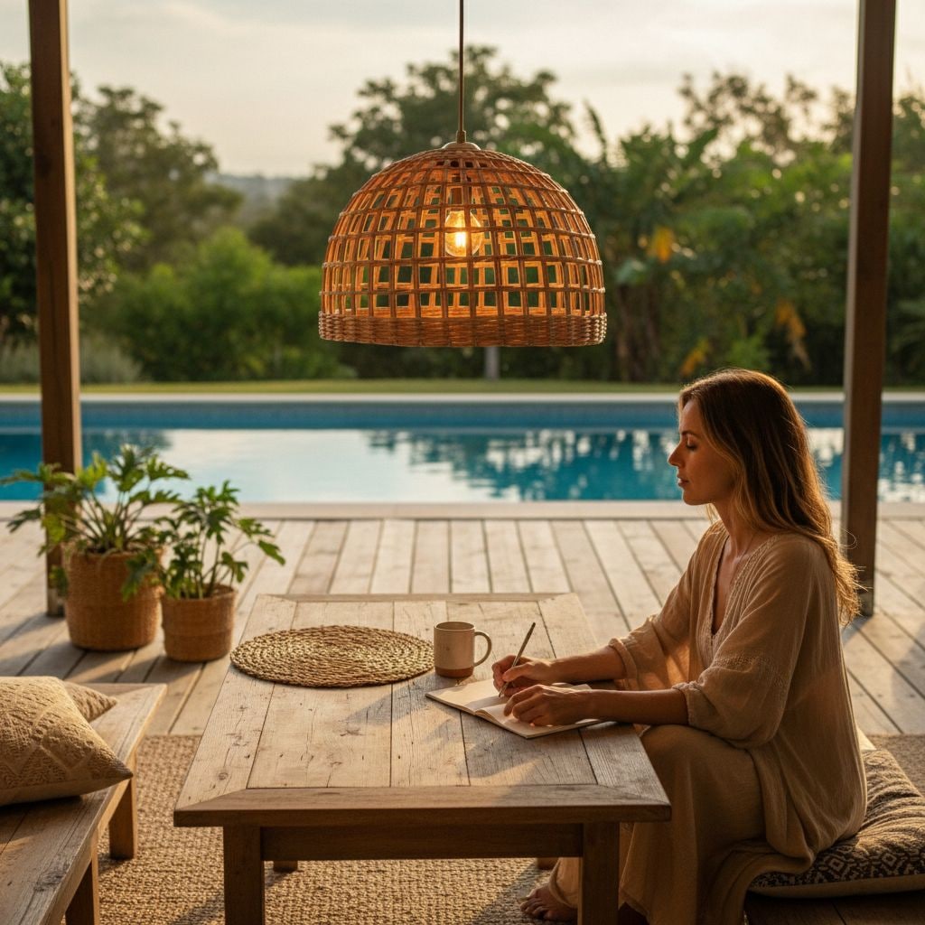 SOHO Rattan Avize 30-35-40-45 cm – Sıfır - 6