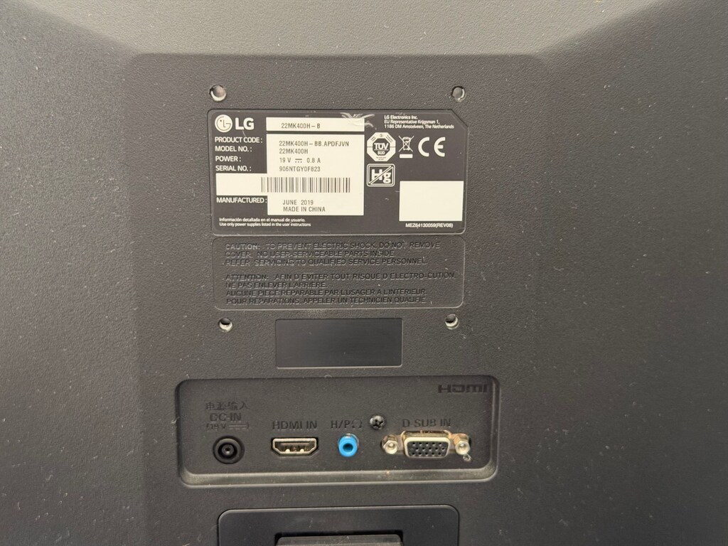 LG 22MK400H - Ekranı Kırık Parça amaçlı Monitör - 3