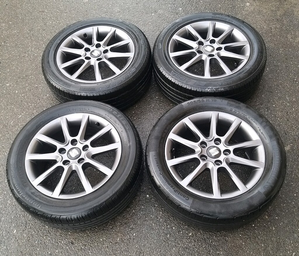 205 55 16 ORJİNAL JANT LASTİK TAKIMI SEAT JETTA CADDY GOLF AUDİ PASSAT - 4