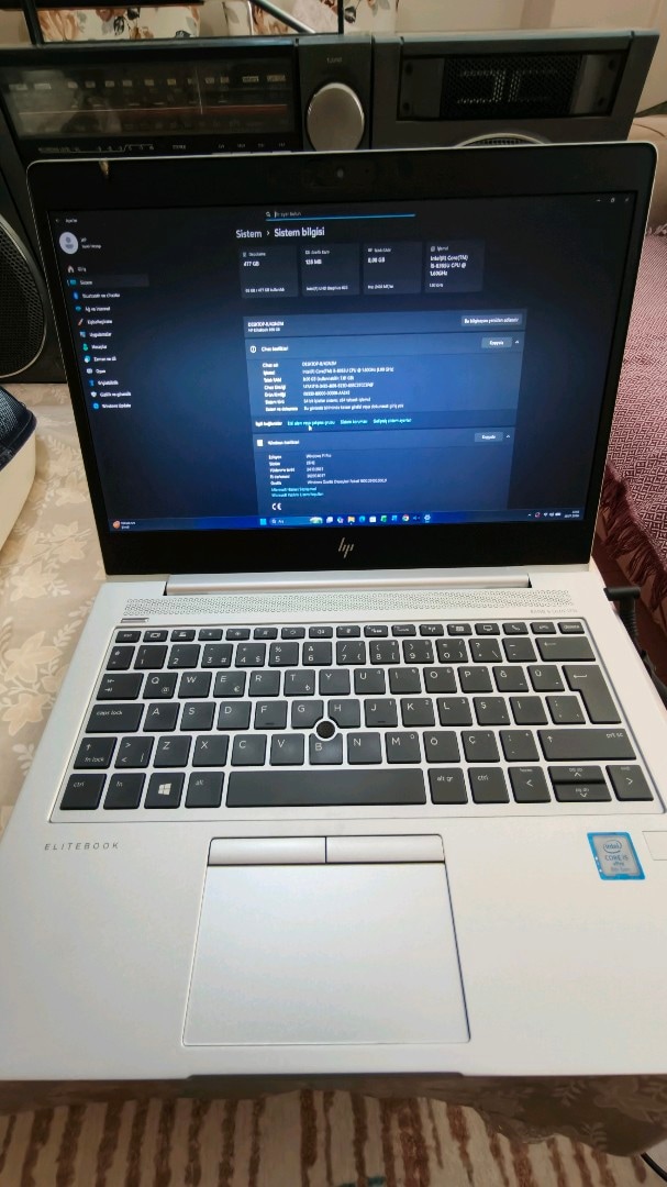 Notebook HP EliteBook 830 G6 i5 işlemci 8 gb ram 8.nesil - 4