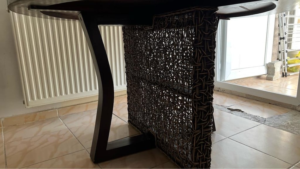 Bambu Rattan Ahşap Balkon Takımı - 5