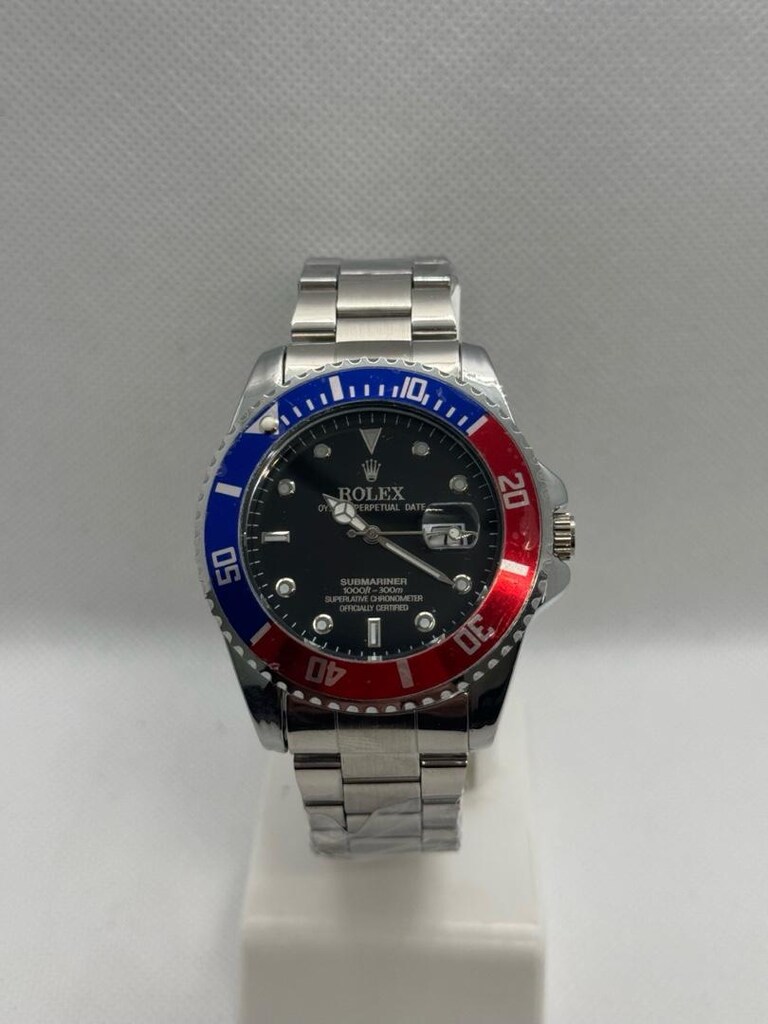 Rolex Mavi kırmızı Lüks Saat - 2