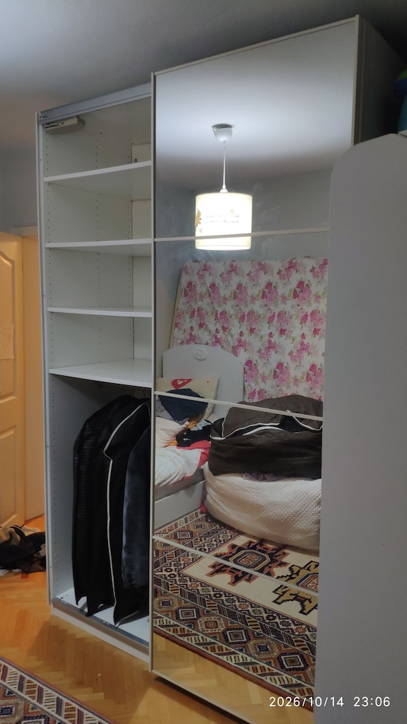 IKEA PAX/AULI Sürgülü Gardırop 150x236 - Aynalı, 3 Çekmeceli - 2