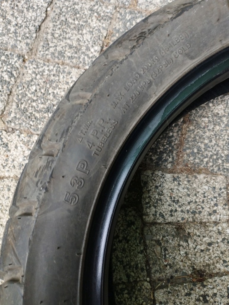 motosiklet çıkma lastik 110 80 14 - 5