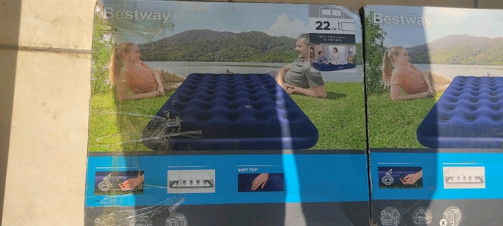 Bestway Kamp Yatağı Çift Kişilik Şişme yatak 2 adet sıfır - 3