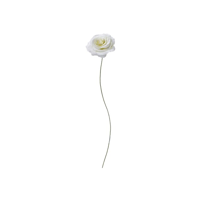 50 Cm Yapay Çiçek - Beyaz 50 cm Bitki Türü gül