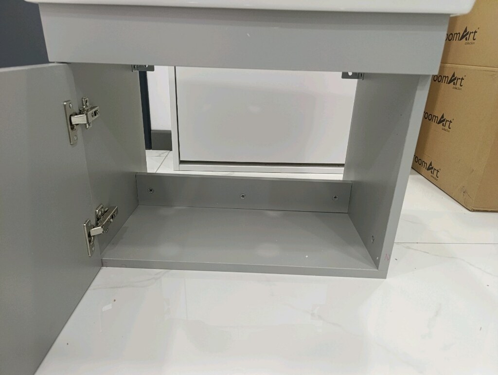 MDF Lam 59cm Aynalı Banyo dolabı - 9