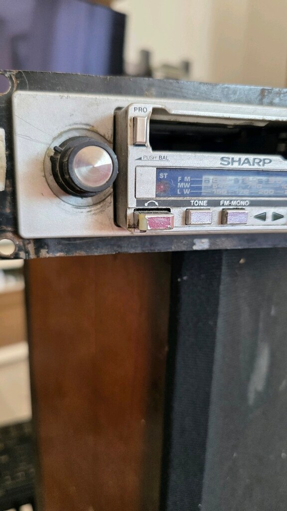 Vintage Sharp Rg 7000Gs araba teybi ve radyosu - 2