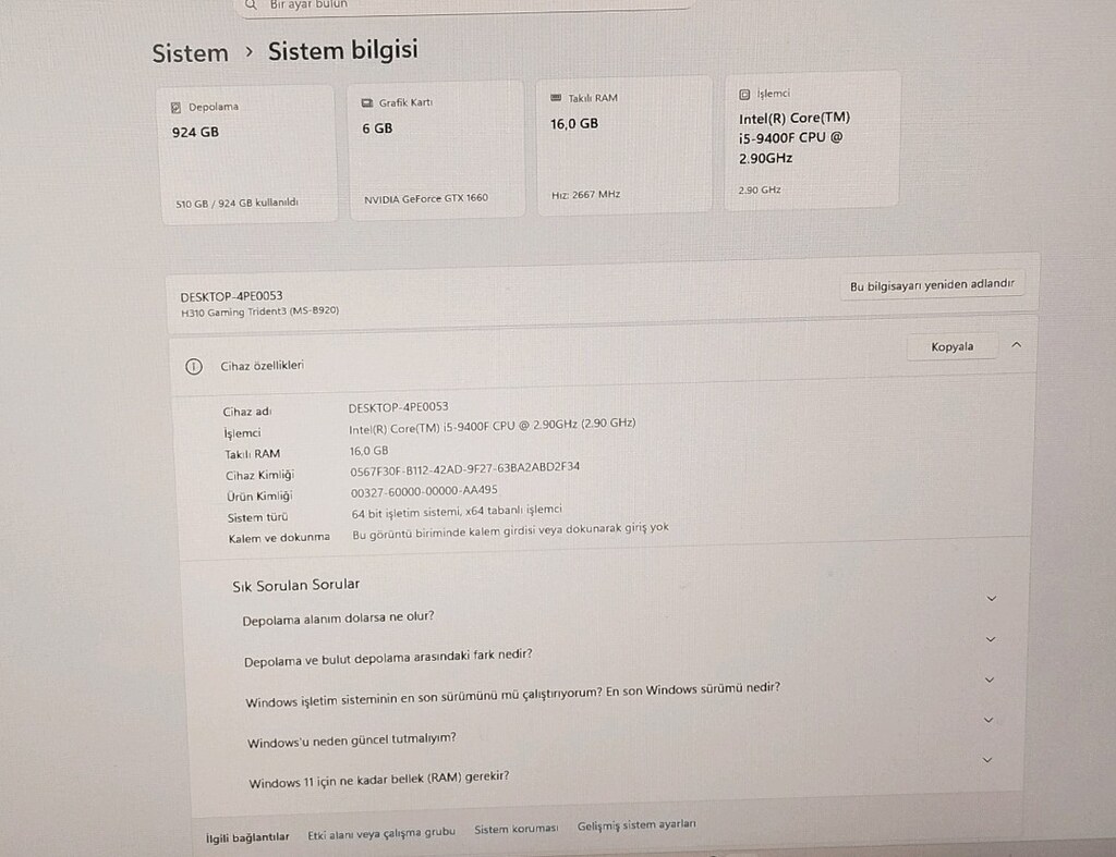 H310 Gaming Trident 3 Portatif Kasa ve Lenovo Legion 240Hz Monitör - 3