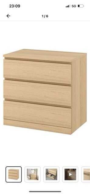 ikea malm şifonyer