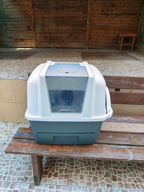 CATİT YARİ OTOMATİK KEDİ TUVALETİ