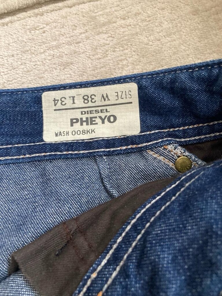 KOT PANTOLON ORİJİNAL ERKEK DIESEL PHEYO W38 L 34 BOYU 105 cm - 4
