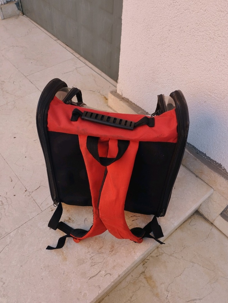 kedi köpek taşıma sırt çantası sıfır ayarında - 4