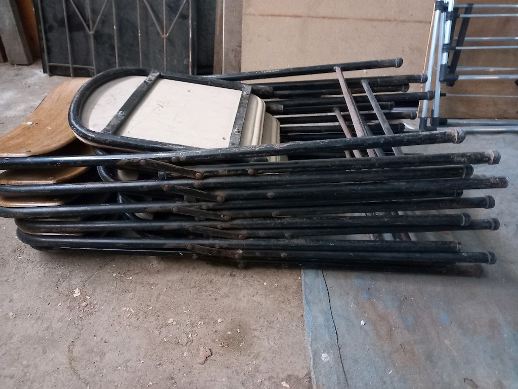 katlana bilir hobi bahçesi sandalyeleri, 9 adet mevcut. - 3