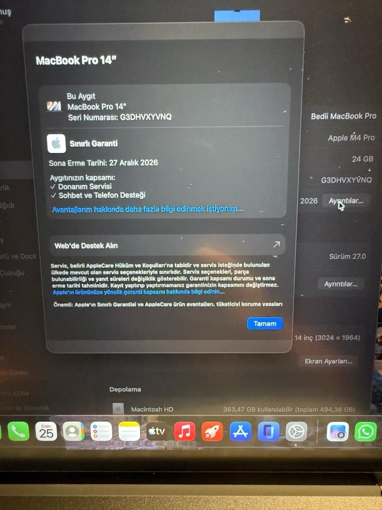 MacBook Pro M4 Pro Garantili/Faturalı - 11