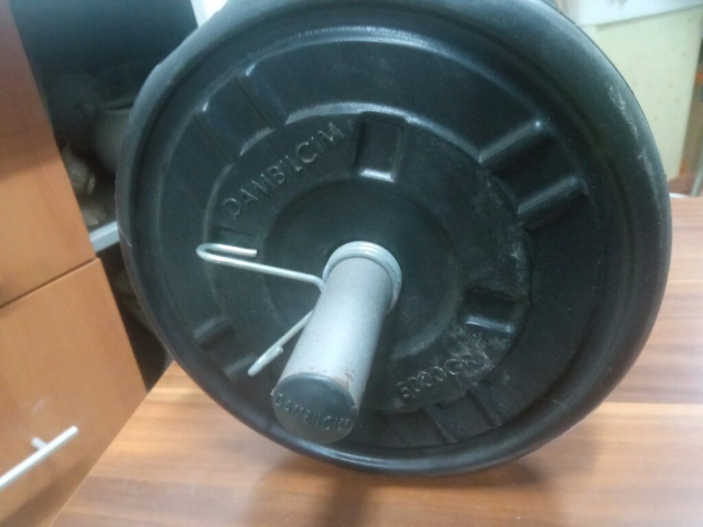 2x10 Kg toplam 20 kg Dambıl kauçuk çift kol - 3