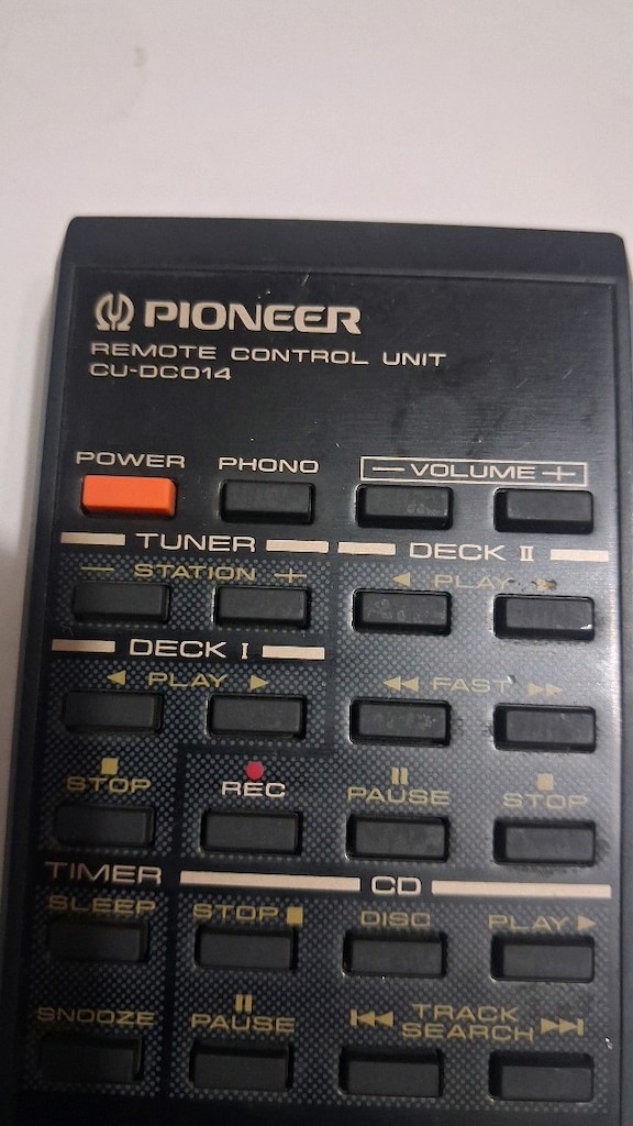 PİONEER CU-DC014 kumanda - 2