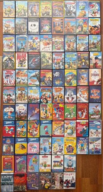 100+ Orijinal DVD Koleksiyonu - Çizgi Film, Dizi, Belgesel