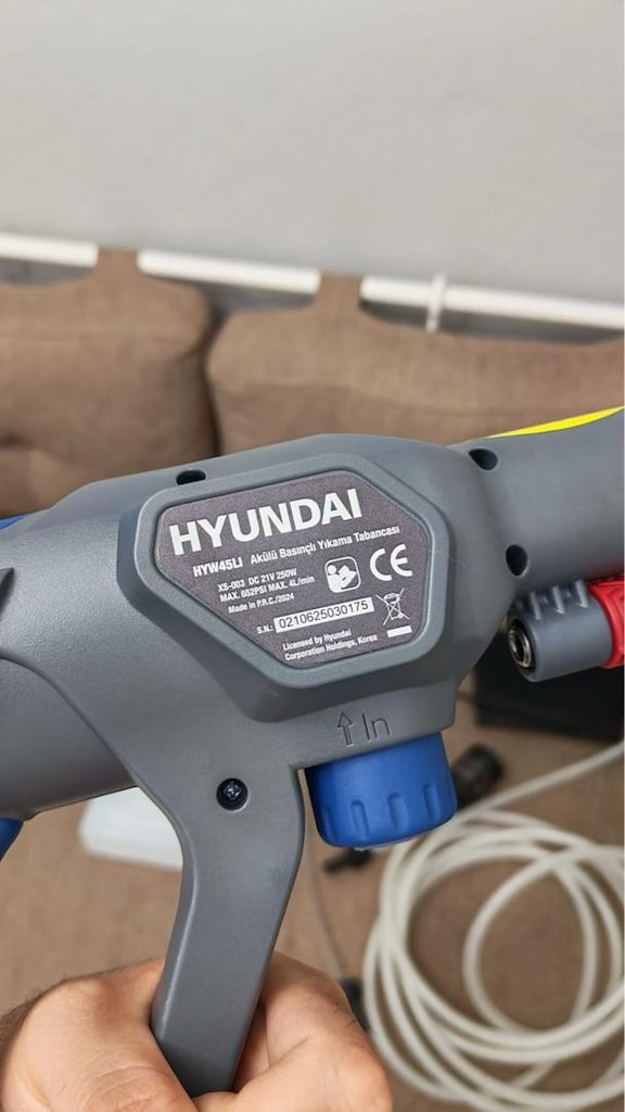 hyundai sarjli basınçlı yıkama makinesi - 6