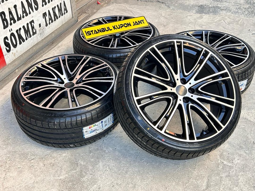 20 İNÇ SIFIR !! JANT LASTİK TAKIMI 5x112 BMW G20 G22 G30 MERCEDES S - 2