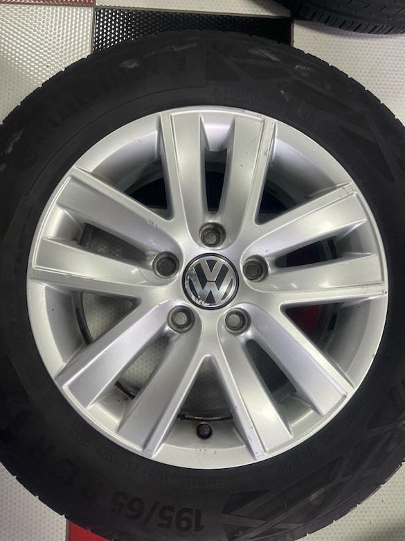 çıkma volkswagen caddy orjinal 15çıkma jant lastiği takım continental - 3