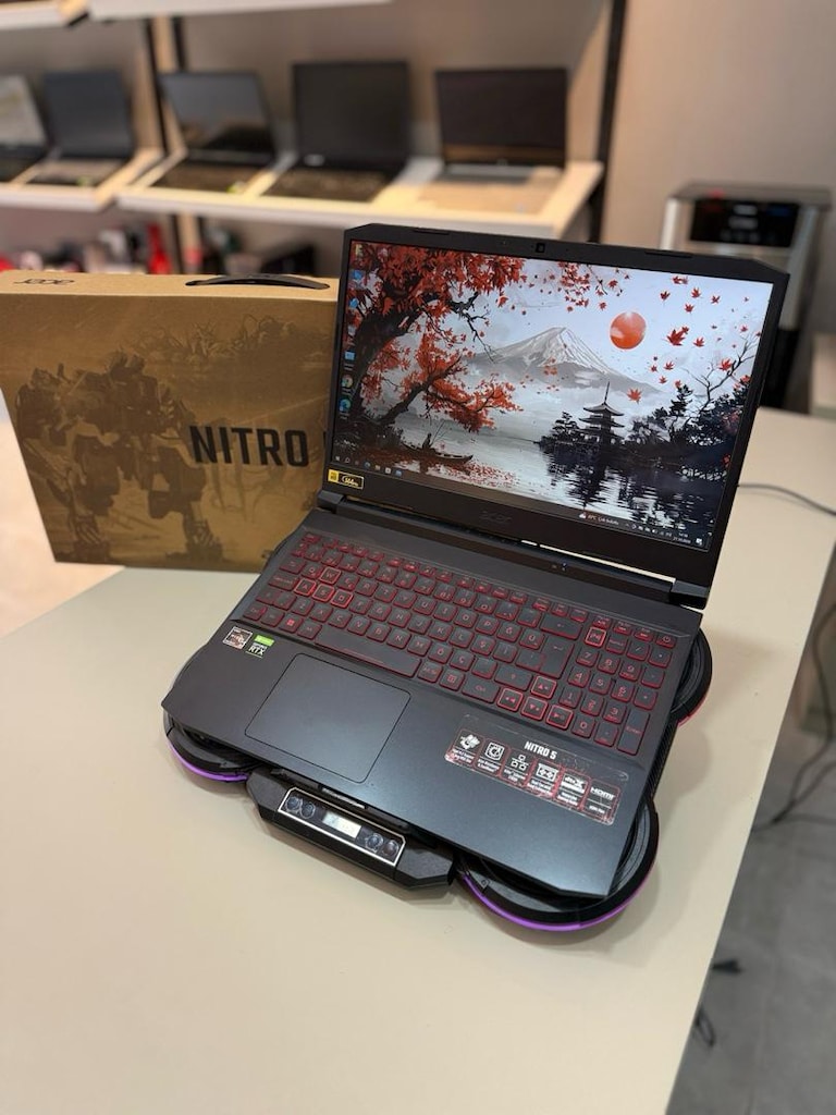 TERTEMİZ ACER NİTRO 5 GAMİNG LAPTOP RTX 3050 ~ AMD Ryzen 5 5600H - 11