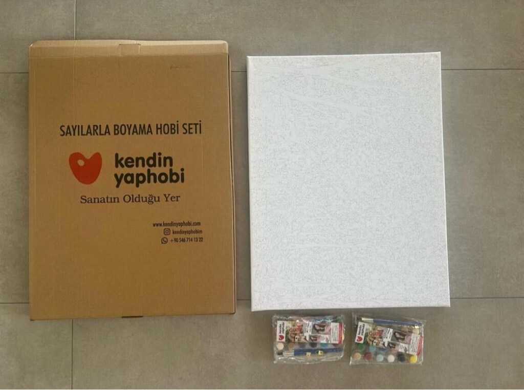 Sayılarla Boyama Hobi Seti - 2