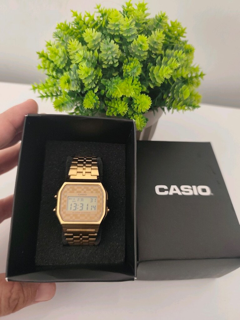 Orjinal Casio A159WGEA Erkek Kol Saati - 4