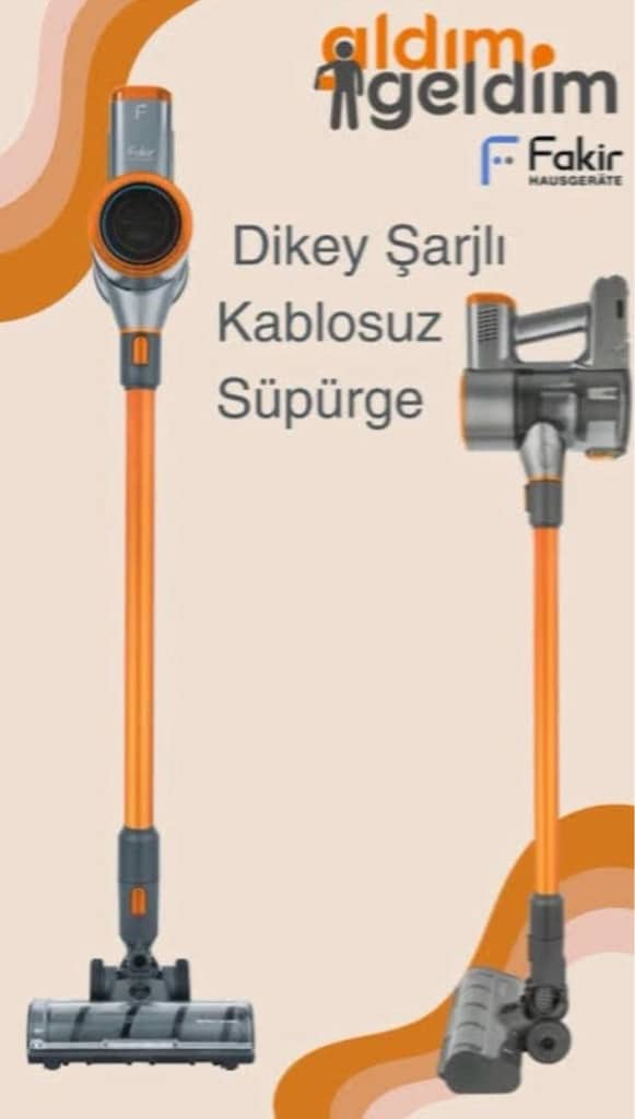 FAKİR İNOVATOR x 7272 ŞARJLI DİKEY SÜPÜRGE-Temiz ve sorunsuz - 3