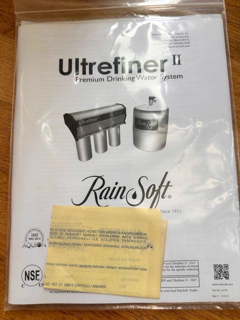 Rainsoft Ultrefiner II su arıtma sistemi - 6