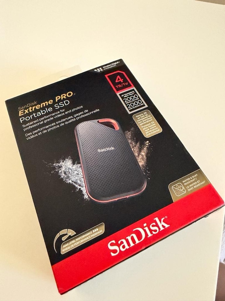 SanDisk Extreme PRO Taşınabilir SSD 4 TB