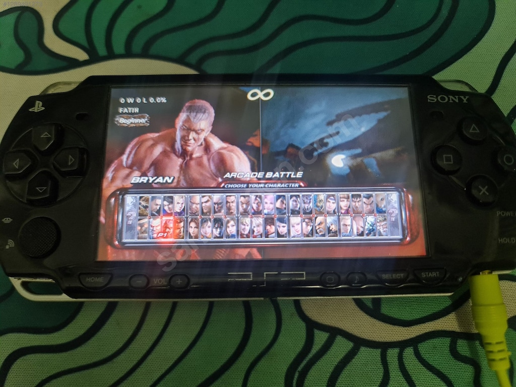 psp 2004 kırık cfwli yazılımlı oyun yüklü cfw 4gb hafıza kartı - 6