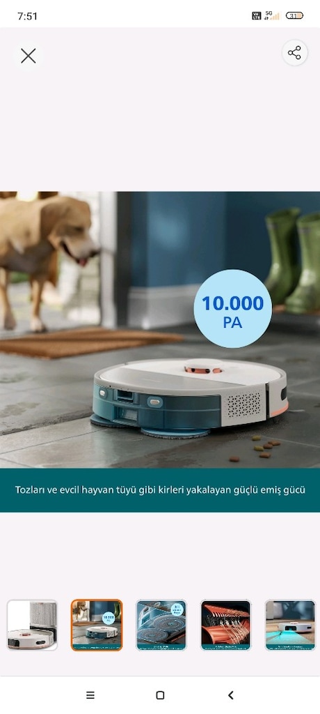 Philips 5000 robot süpürge - 2