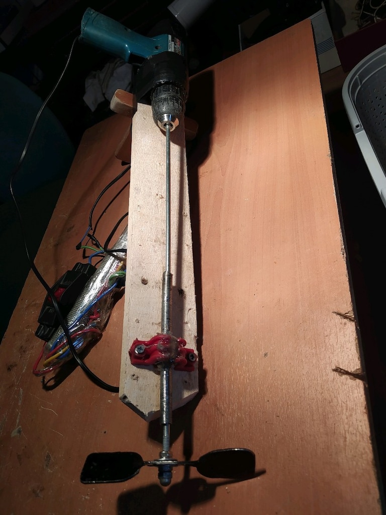 hobi el yapımı deniz bot motoru - 5