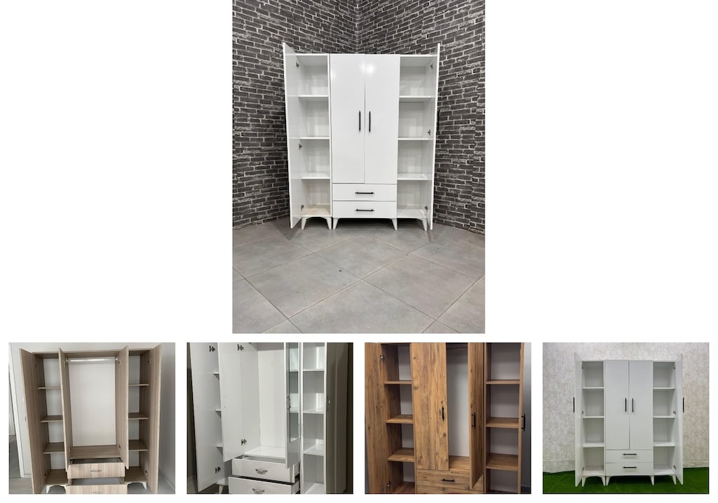 4 kapaklı elbise dolabı jrwoflgvlz - 2