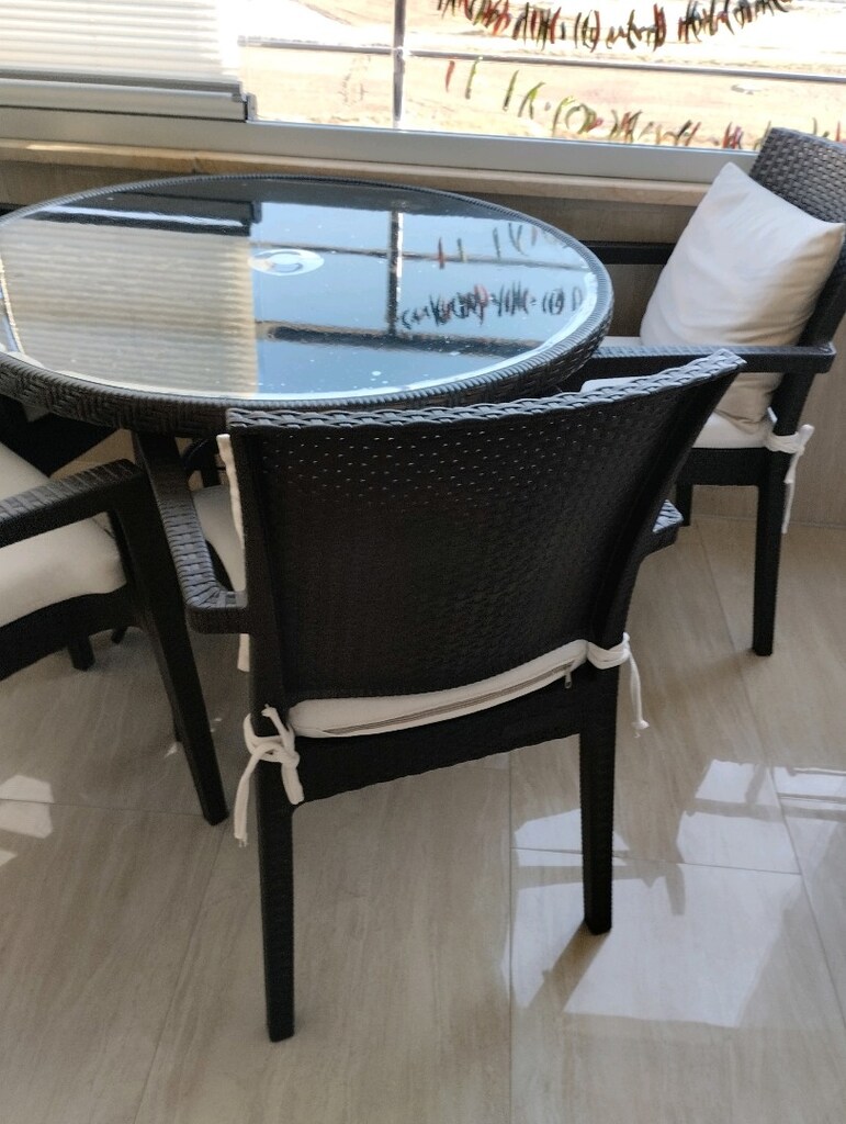 raftan masa cam sandalye yeni 1 yıllık - 2