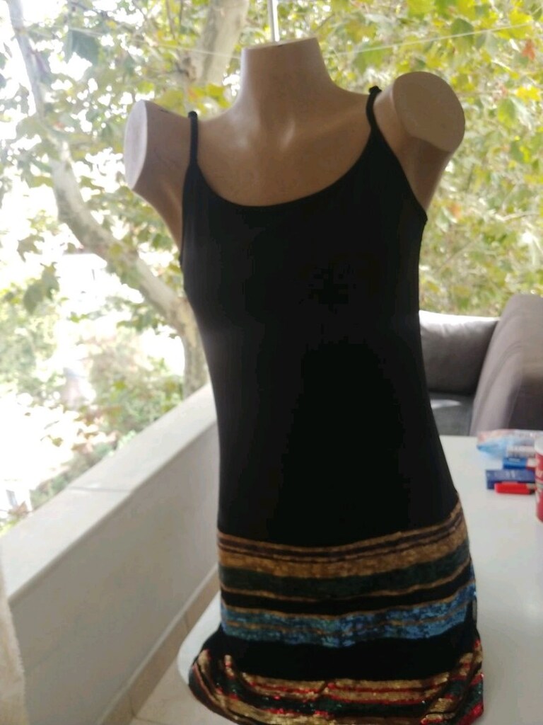 siyah mini elbise