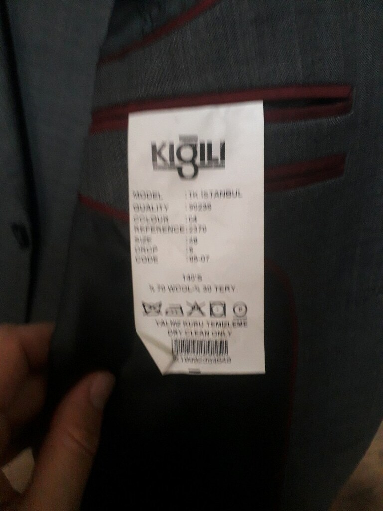 Kiğılı Takım elbise 48 beden - 3