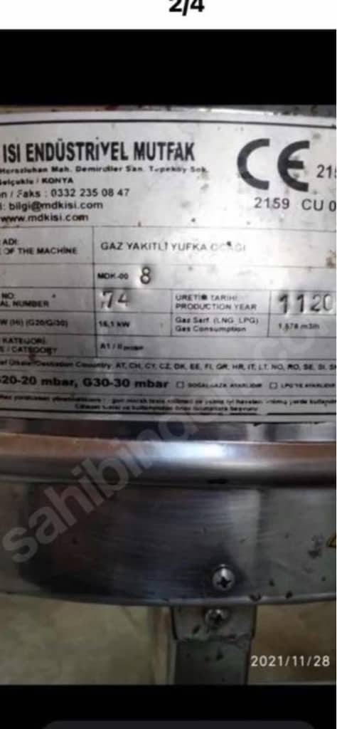 DOĞALĞAZLI YUFKA PİŞİRME SACI 2 ADET ce belgeli - 3