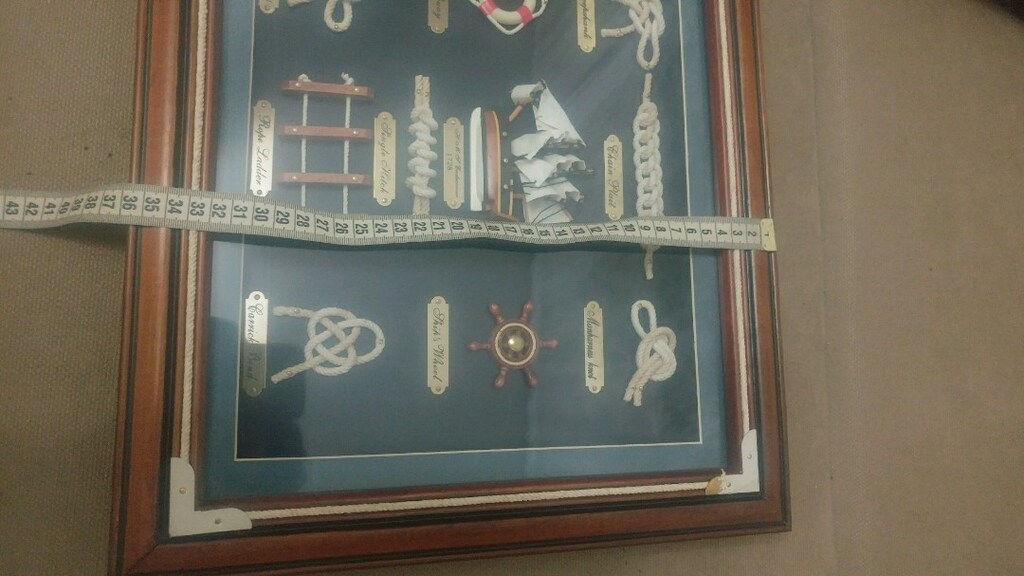 Ahşap çerçeveli Denizci düğümleri tablo - 3