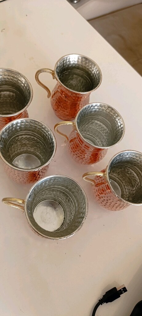 Bakır Ayran Bardagı 6lı - 7